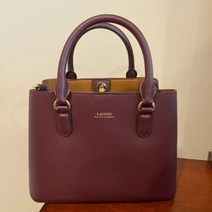 Ralph Lauren Purse with Snap top - like new!